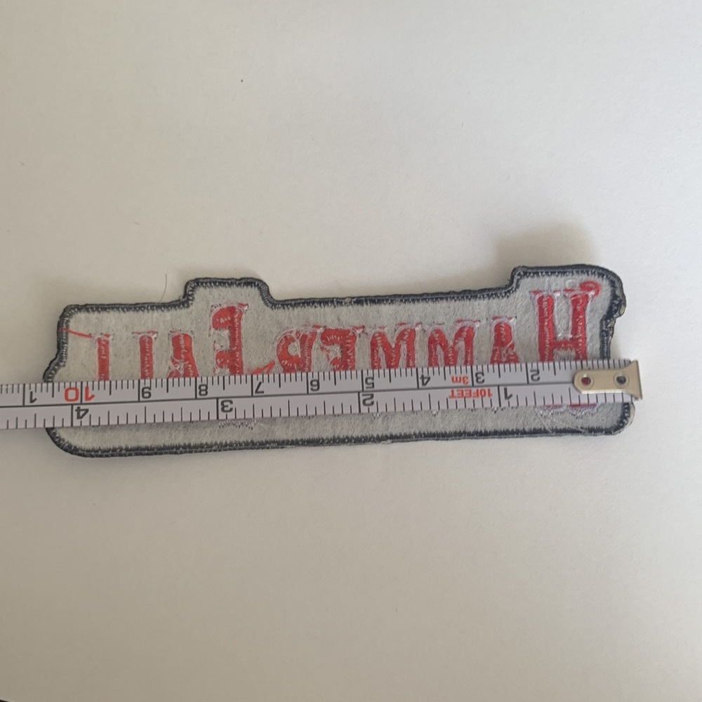 🧡 Hammer fall iron on patch - Picture 3 of 4